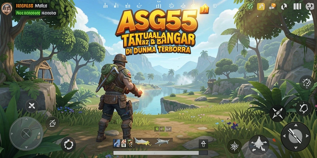 Gameplay mendebarkan di dunia terbuka ASG55.