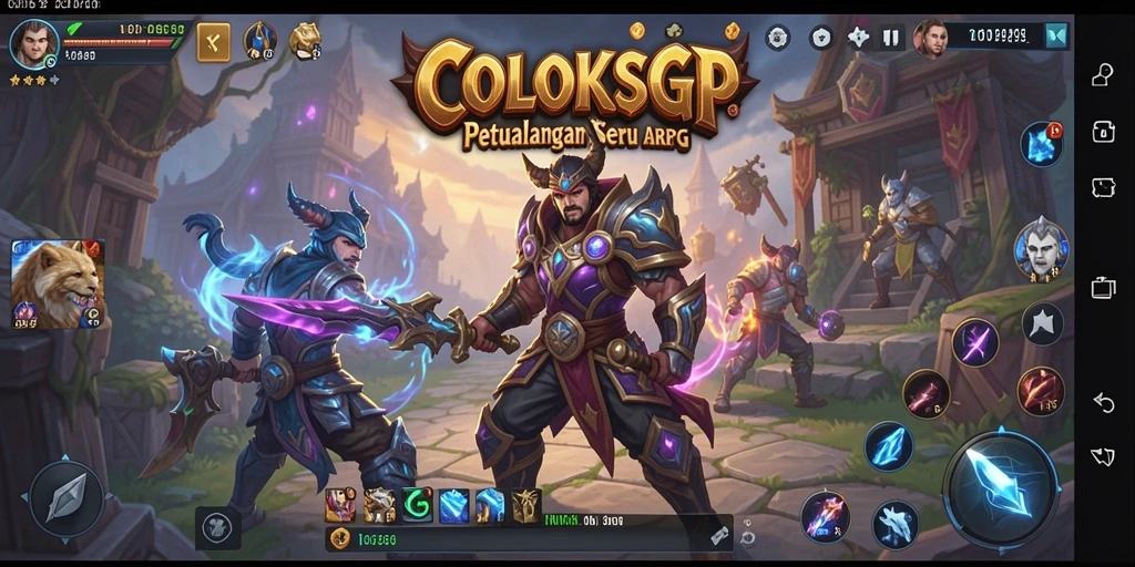 Gameplay seru COLOKSGP dalam aksi epic ARPG.