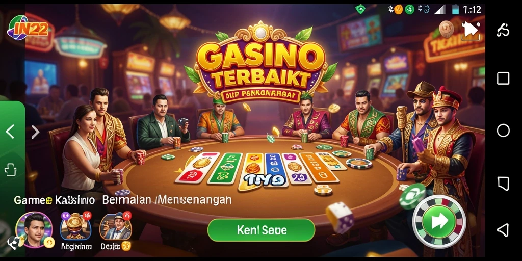 Tampilan gameplay IN22 yang memikat di dunia Kasino.
