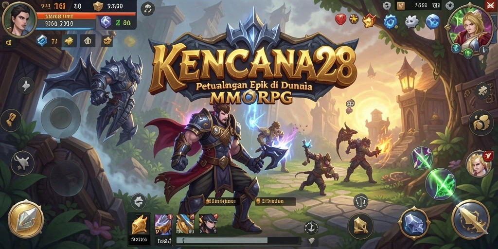 Tampilan gameplay menarik dari KENCANA28 yang memukau dan dinamis.