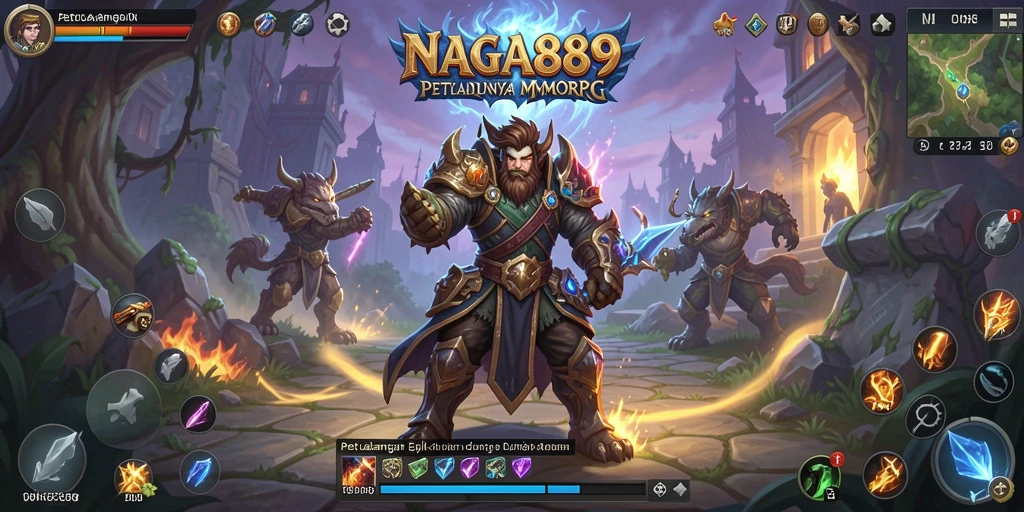 Gameplay seru NAGA889 dengan petualangan epik di dunia MMORPG.