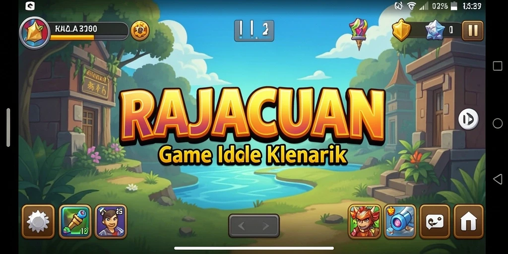 Tampilan gameplay RAJACUAN dengan interaksi santai antar pemain.