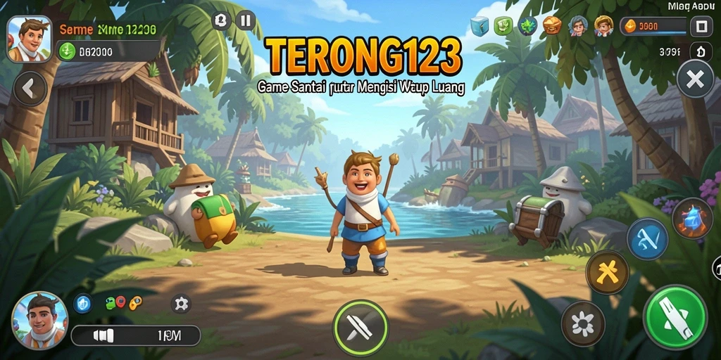 Tampilan gameplay menyenangkan di <strong>TERONG123</strong> dengan warna cerah.