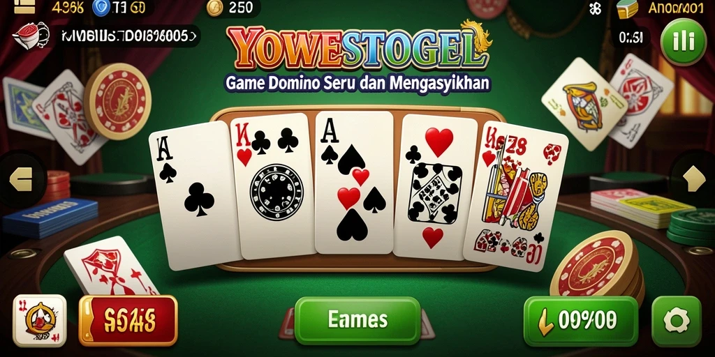 Tampilan gameplay seru dari YOWESTOGEL yang menggugah semangat bertanding.